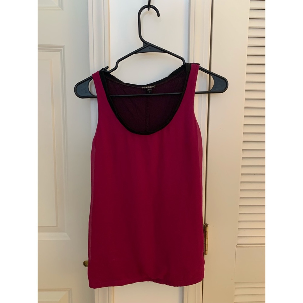 Pink and purple Express top